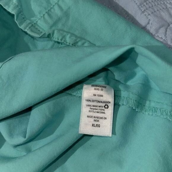 Canyon River Blues Womens Turquoise Snap Button Cotton Shirt With Chest Pockets - Picture 5 of 12